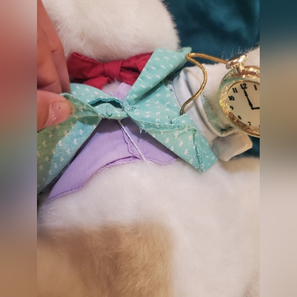 Alice in wonderland white rabbit plush - Picture 3 of 6